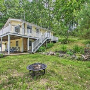 Lakes Region Home in Gilford with Yard and Grill