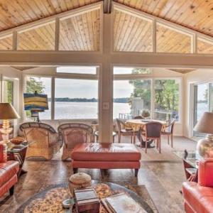 Jordan Home with Boat House and Dock on Cedar Lake