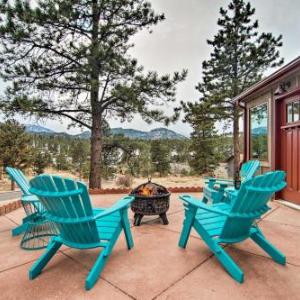 Charming Estes Park Cabin with 2 Patios and Fire Pit!