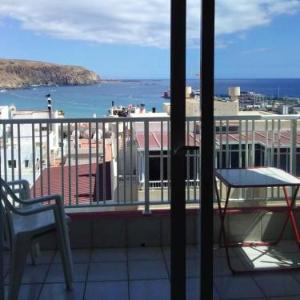 Apartment with one bedroom in Arona with wonderful sea view furnished balcony and WiFi 200 m from the beach