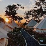 Tropical garden tent CAMPING 500m away from beach