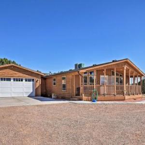 Eco-Conscious Cedar City Cabin with Deck and Mtn View!