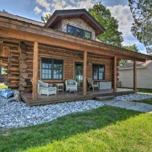 Quaint Lakefront Log Cabin with Dock and Kayaks