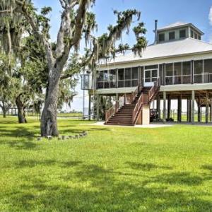 Slidell Home with Fireplace BBQ and Outdoor Living!