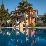 Myrtia luxury villa with private pool platanias