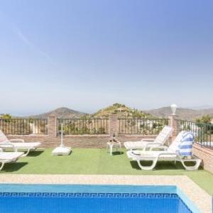 Villa with 2 bedrooms in Competa with wonderful sea view private pool enclosed garden 18 km from the beach