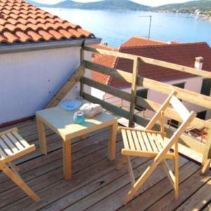 Apartment with one bedroom in Betina with wonderful sea view furnished terrace and WiFi 60 m from the beach