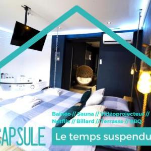 Capsule le temps suspendu balnéo & home cinema & billard