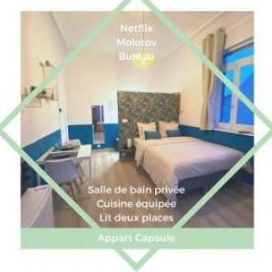 Capsule Roubaix Lille private shower & Netflix