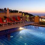 Villa Apollo (APR01) with private pool stunning sea and sunset views on Aphrodite Hills Resort Kouklia 