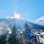 La Rivière Vue Mont Blanc 