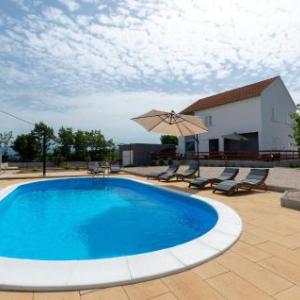 Awesome home in Pridraga with Outdoor swimming pool WiFi and 4 Bedrooms