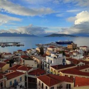 Aegina Blue Sea and Town Views