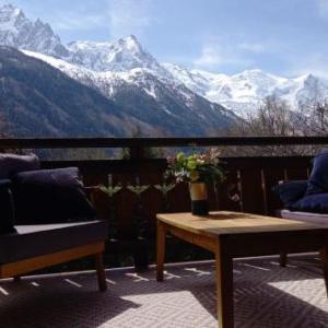 Flat in a chalet with Mont Blanc view