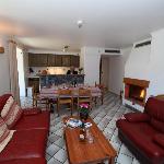 Spacious apartment in heart of Champagny-en-vanoise for 67 people 