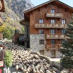 Apartment Renard 140m2 - 56 rooms - Living room with fireplace Champagny En Vanoise 