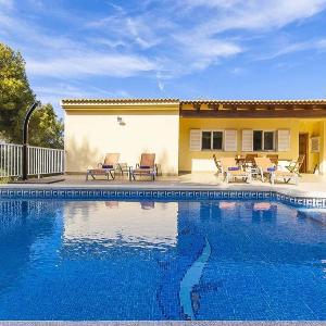 The Villa located in Cala Vinyes has a private pool