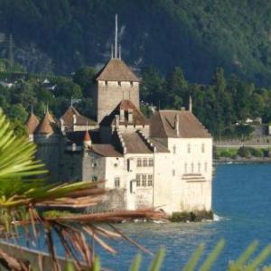 studio vue panoramique sur le lac léman