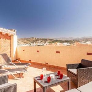Beach Front Apartment In Torrox Costa With Wifi