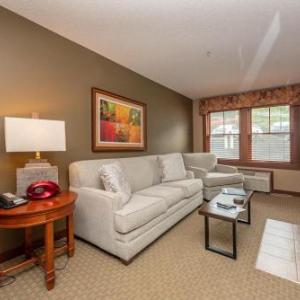 A116- 1 bedroom standard view suite with fireplace kitchenette and WiFi!