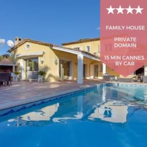 KIKILOUE Villa familiale avec piscine pour 10 à 15 min de Cannes !