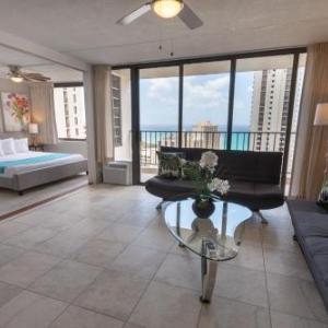 Newly Remodeled Corner Unit at the Waikiki Banyan with Diamond Head Views