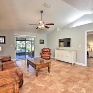 Private Palm Bay Retreat with Screened Porch!