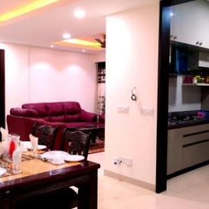 A Superior King Room Manyata Tech Park IT Corporate Service Apartment