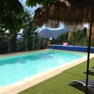 Chalet with 2 bedrooms in Evisa with wonderful mountain view shared pool furnished terrace