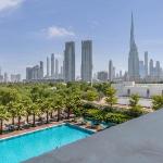 Silkhaus studio in DIFC with Burj Khalifa view pool & gym 