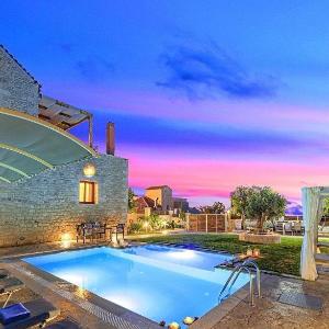 Cretan Sunrise Villa Heated Pool