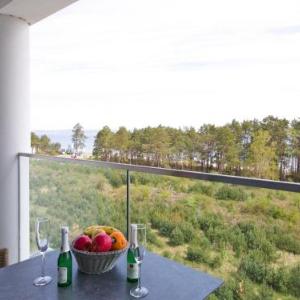 Dünenresidenz Prora - 1-Raum-Ferienwohnung mit Meerblick 1 Schlafzimmer und Balkon NP-515