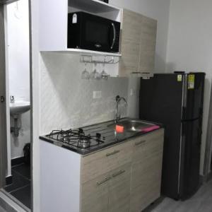 Aparta estudio amoblado 3 Medellin San joaquin