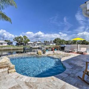 Port Richey Canalfront Cottage with Dock and Slip