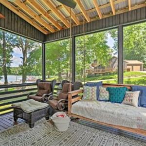 Luxe Lake Martin Cabin with Dock Boat and Hike!