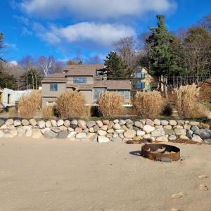 Crystal Lake Hillside with Private Sandy Beach