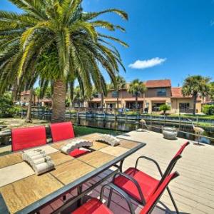 Condo with Canalfront Patio Walk to Beach!