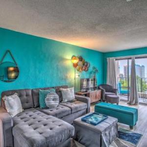 Colorful Condo with Balcony - 1 Block to Beach!