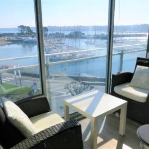 Bel appartement rénové VUE MER au port de de PERROS-GUIREC Ref 841