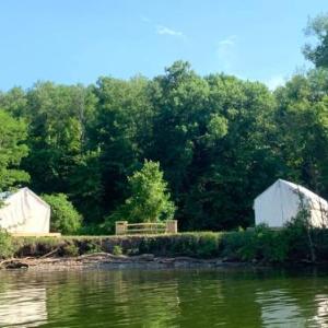 Tentrr State Park Site - NY Canals - Yankee Hill Getaway Site A - Double Camp