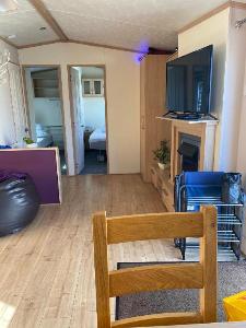 Seaside at New Beach Holiday Park, Dymchurch, Kent, Folkestone