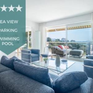 Elegant 3-Room Apartment with Terrace Pool & Island Views
