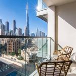 Silkhaus design 1BDR with Burj Khalifa view in new tower Dubai 