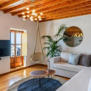 Floral Villa with marvelous view to Mykonos town