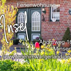 Ferien im Wangerland Ferienwohnung INSEL Minsen Schillig Hund Pool Sauna