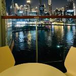 It is a great view at night from your balcony and even from bed Dubai 