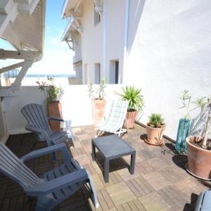 Charmant Duplex T2 avec Balcon et Terrasse Résidence Les Pieds dans l'Eau Arcachon - FR-1-420-126
