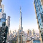 Silkhaus with Burj Khalifa view1BDR with modern amenities Dubai 