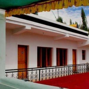 Enjoy the view of shanti stupa.