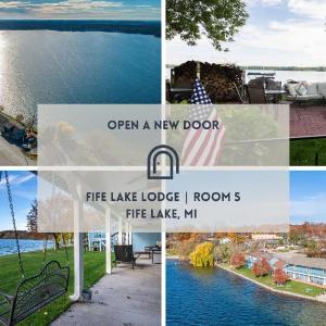 King Suite with Scenic Views at Fife Lake Lodge